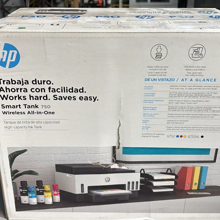 MULTIFUNCIONAL SMART TANK 750 WI-FI ADF DUPLEX AUTOMÁTICO / EMBALAJE DAÑADO 15