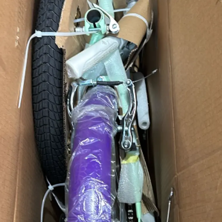 BICICLETA INFANTIL PRINCESS ARO 20' VERDE NIÑA / ABOLLADURA CANASTO 5