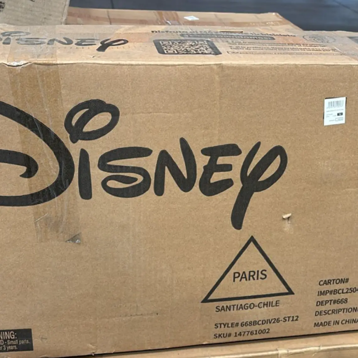 BICICLETA INFANTIL STITCH ARO 12' / DETALLES MINIMOS EN EL METAL - EMBALAJE DAÑADO 4