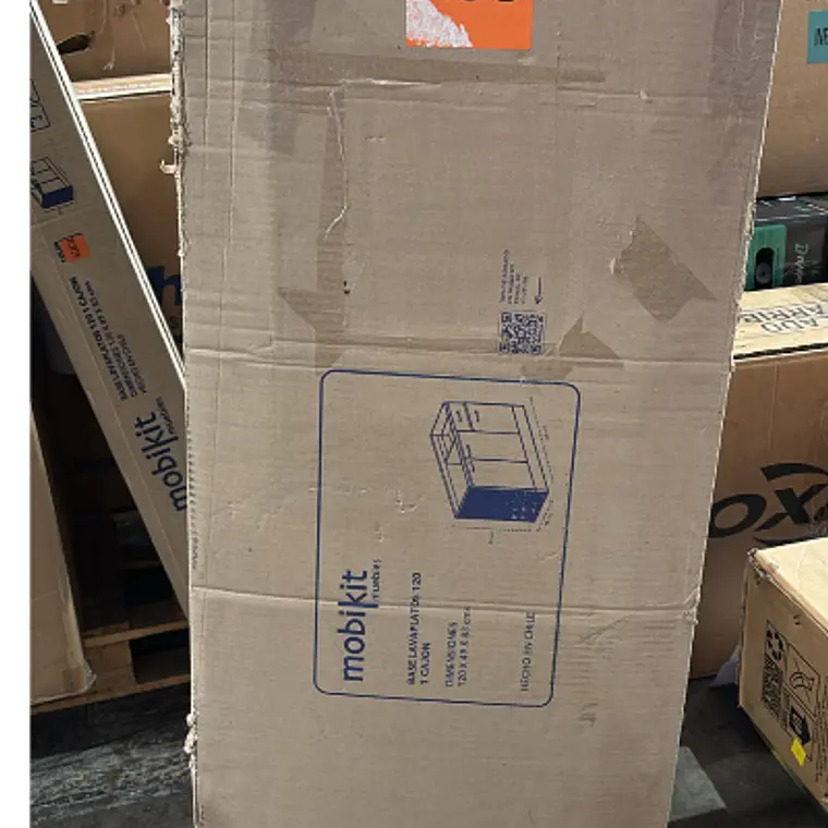 BASE LAVAPLATOS 3 PUERTAS ACACIA / EMBALAJE DAÑADO 4