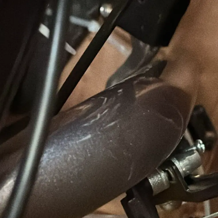 BICICLETA BMX ARO 20' UNISEX NEGRO / DETALLES MÍNIMOS EN EL MARCO  - EMBALAJE DAÑADO 7