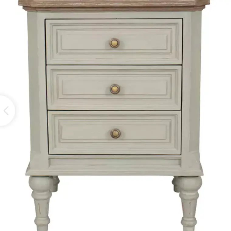 VELADOR VINCI 3 CAJONES TAUPE/VERDOSO / EMBALAJE DAÑADO 1