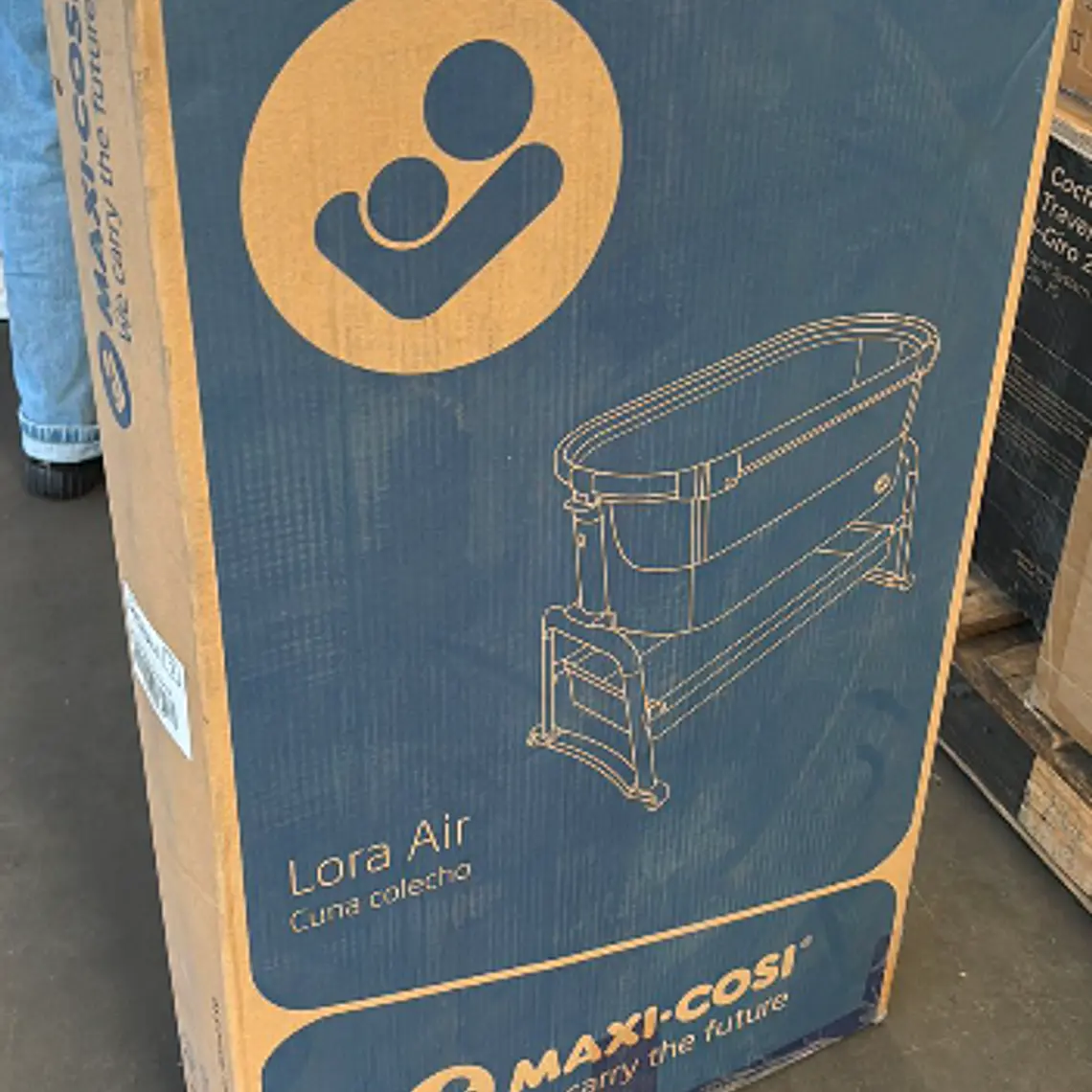 CUNA COLECHO LORA AIR BEYOND GRAPHITE / EMBALAJE DAÑADO 8