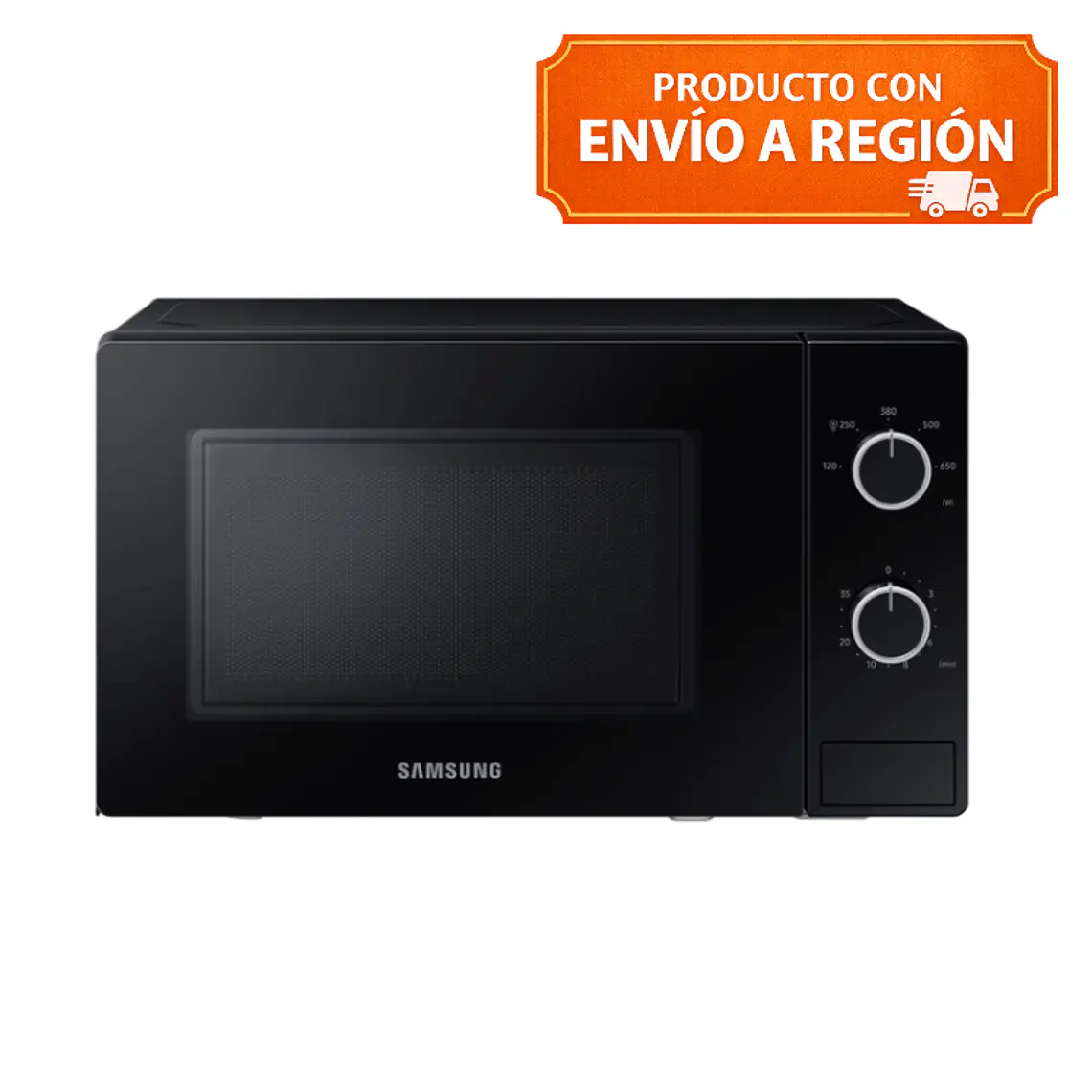 MICROONDAS MANUAL 20 LITROS 650W MS20A3010AL/ZS NEGRO / EMBALAJE DAÑADO 1