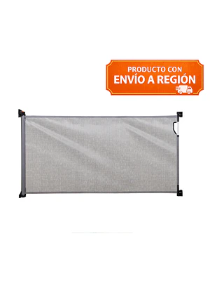 PUERTA DE SEGURIDAD RETRÁCTIL GRIS