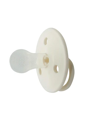 CHUPETES REDONDOS MININOR SILICONA 6M 2 UNS BLANCO 