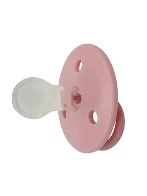 CHUPETES REDONDOS MININOR SILICONA 6M 2 UNS ROSADO 