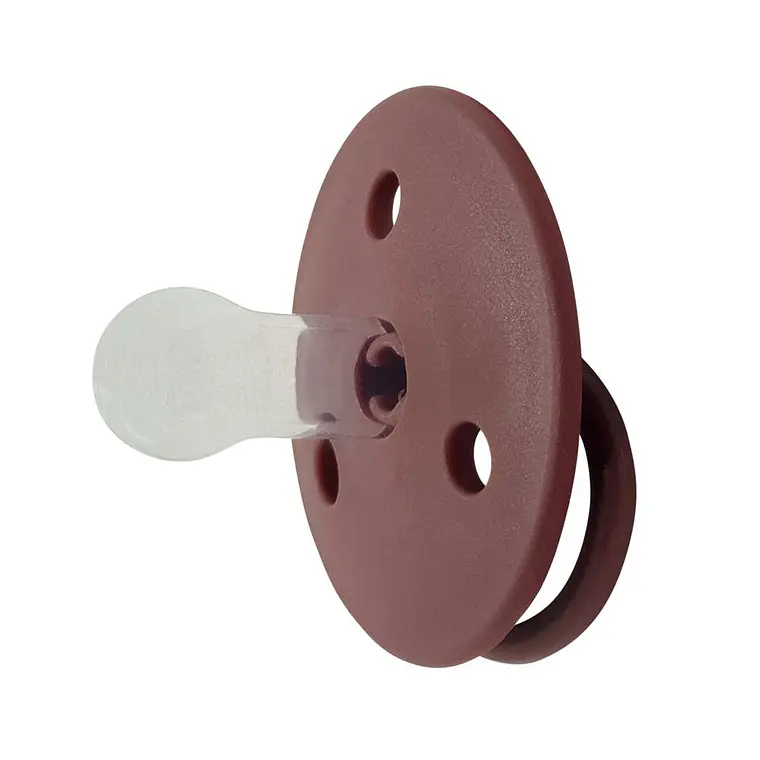 CHUPETES REDONDOS MININOR SILICONA 6M 2 UNS BURDEO  1