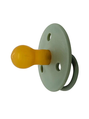 CHUPETES REDONDOS MININOR LÁTEX 0M+ 2 UNS VERDE 