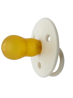 CHUPETES REDONDOS MININOR LÁTEX 6M 2 UNS BLANCO 