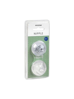 TETINAS BOCA ANCHA MININOR 2 UNS 9M+ 