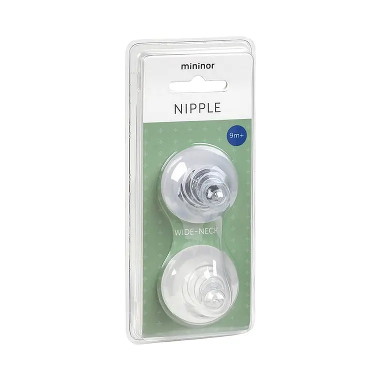 TETINAS BOCA ANCHA MININOR 2 UNS 9M+  1