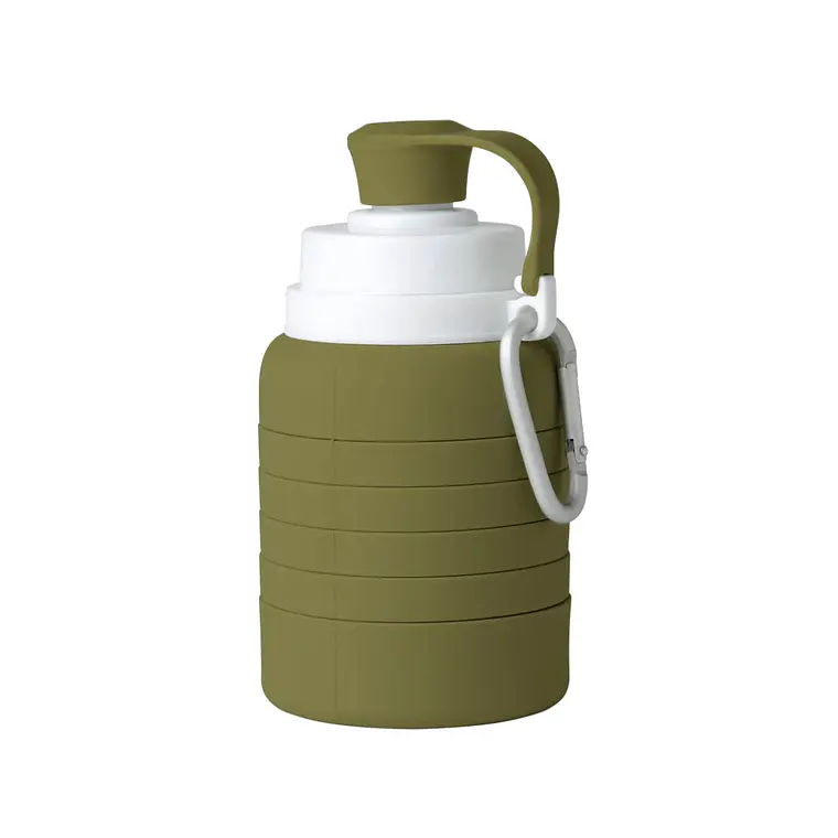 BOTELLA PLEGABLE DE SILICONA MININOR MUSGO  1