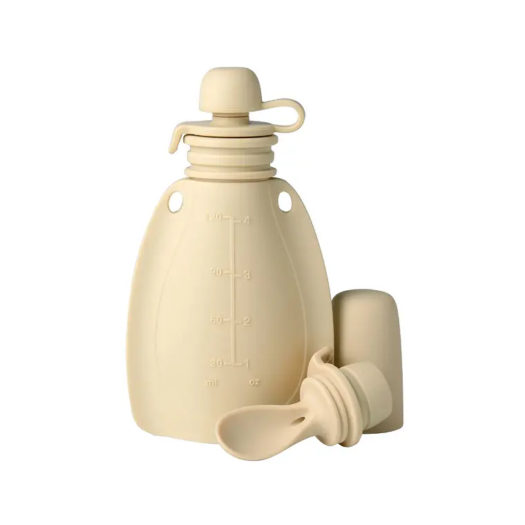 BOLSA DE SILICONA PARA SMOOTHIES MININOR CREMA  1