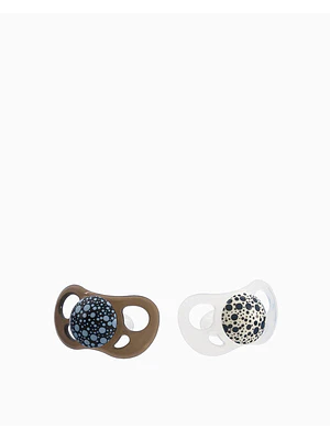 CHUPETES TWISTSHAKE 6+M 2 UNS NEGRO / BLANCO