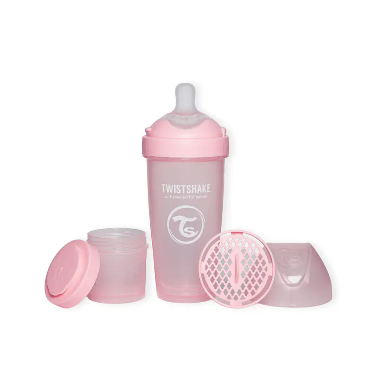 MAMADERA TWISTSHAKE DOUBLE PRO 330ML ROSADO  1