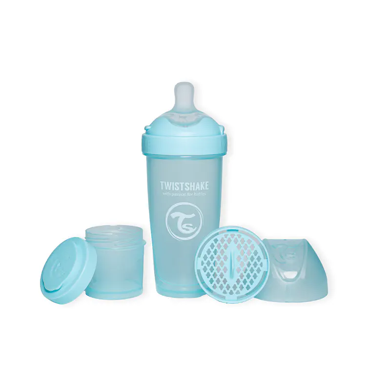MAMADERA TWISTSHAKE DOUBLE PRO 330ML AZUL  1