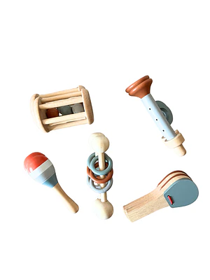 SET INSTRUMENTOS MUSICALES DE MADERA