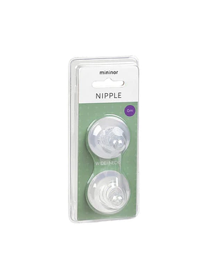 2 TETINAS BOCA ANCHA MININOR 