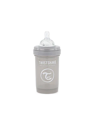 MAMADERA TWISTSHAKE ANTI-CÓLICO 180ML - GRIS PASTEL 