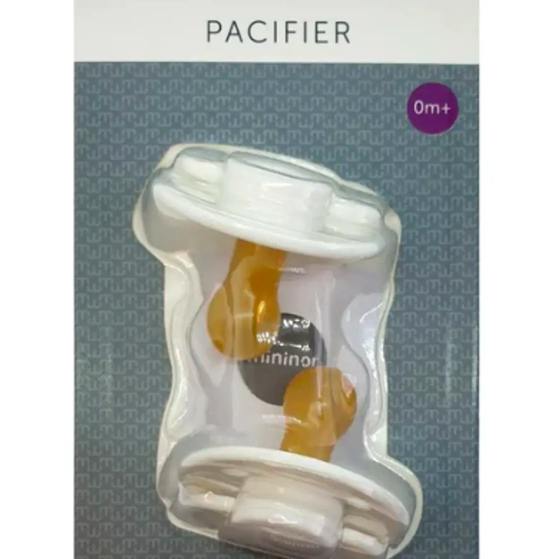 2 CHUPETES REDONDOS MININOR SILICONA 0M+  5