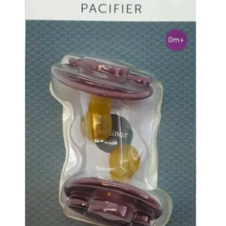 2 CHUPETES REDONDOS MININOR SILICONA 0M+  7