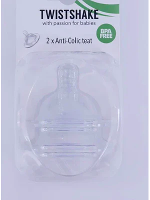 TETINAS TWISTSHAKE ANTI-CÓLICO 2 UNS (S 0M)