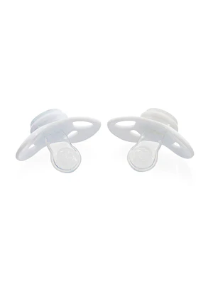 SET 2 CHUPETES TWISTSHAKE MÁRMOL 0-6M - ROSADO / MORADO 