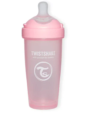 MAMADERA TWISTSHAKE DOUBLE PRO 330ML - ROSADO 