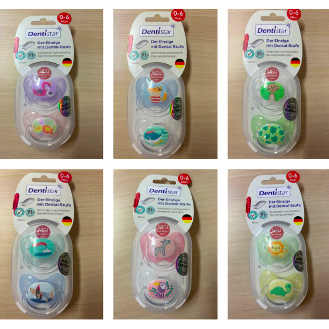 CHUPETE DENTISTAR NIVEL 1 / 0-6 MESES 2UNS (DISEÑO ALEATORIO) 1