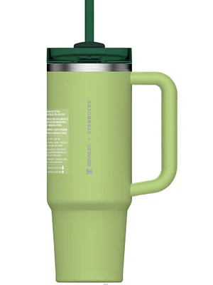 TUMBLER DE ACERO STANLEY VERDE PISTACHO 30 OZ (≈ 887 ML)