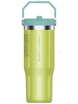 TUMBLER DE ACERO STANLEY VERDE LIMA BRILLANTE 30 OZ (≈ 887 ML)
