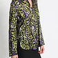BLUSA MAO SATÍN ESTAMPADO ANIMAL, VERDE, COLECCIÓN ITALIA (TALLA XL) - Miniatura 4