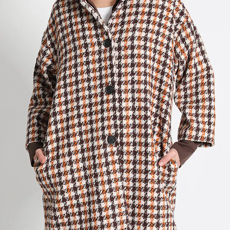 CHAQUETÓN RECTO PIED DE POULE, AMARILLO, COLECCIÓN ITALIA (TALLA L) 1