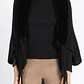 PONCHO TEJIDO NEGRO (TALLA ÚNICA) - Miniatura 1