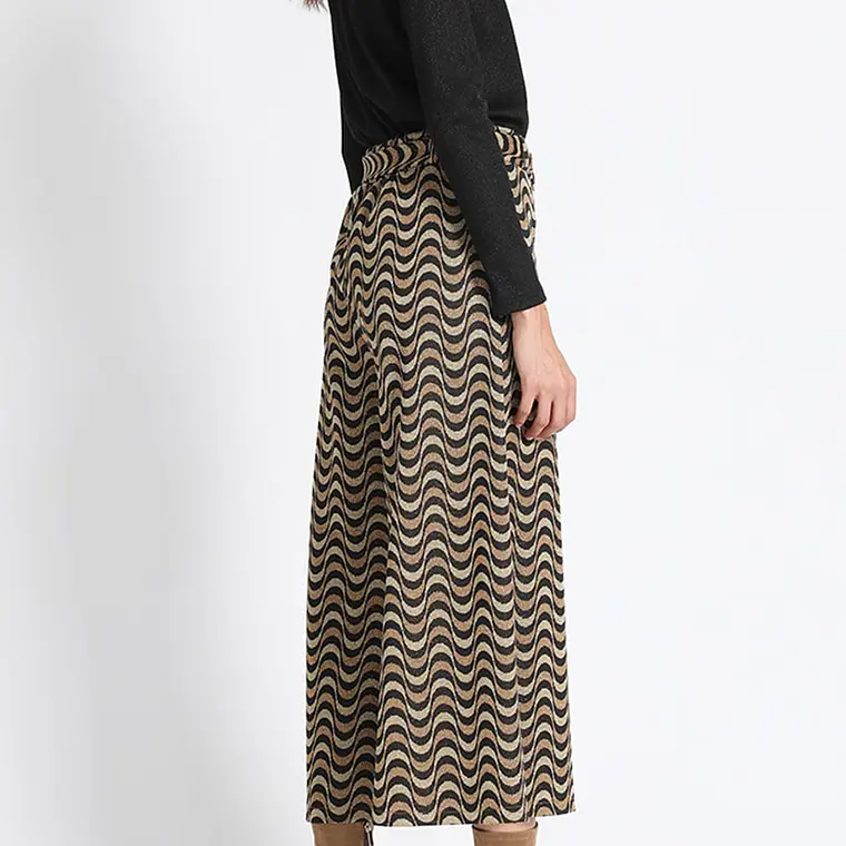 PANTALÓN PALAZZO CROPPED FANTASÍA LUREX, COLECCIÓN ITALIA (TALLAS S y L) 4