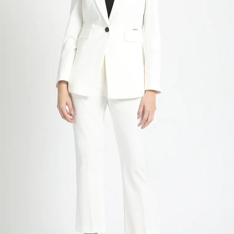 CHAQUETA BLAZER BASICO UN BOTON KANSAS CRUDO (TALLA 48) 3