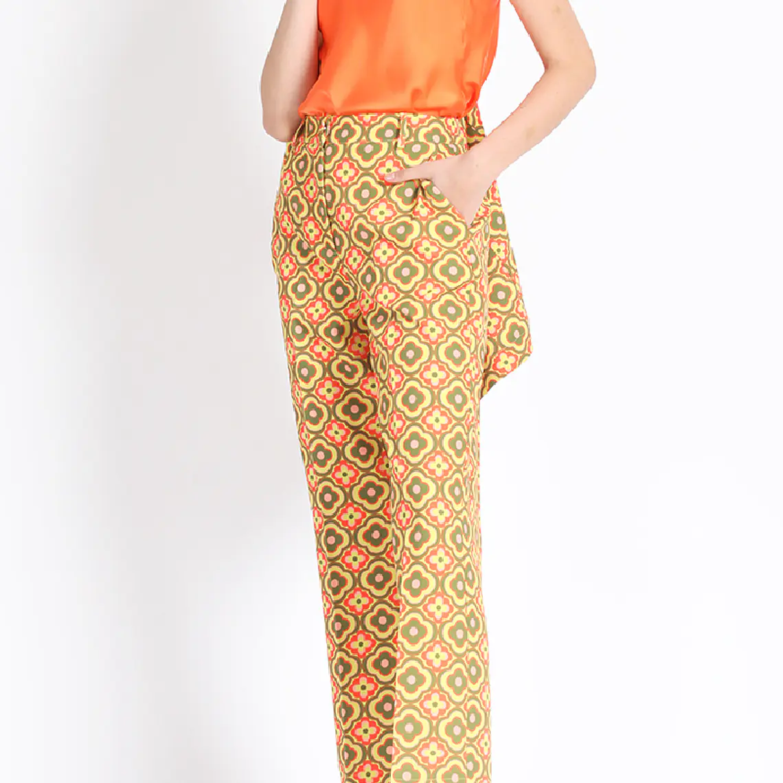 PANTALON RECTO ESTAMPADO PSICOLDELICO (TALLAS S y L) 1