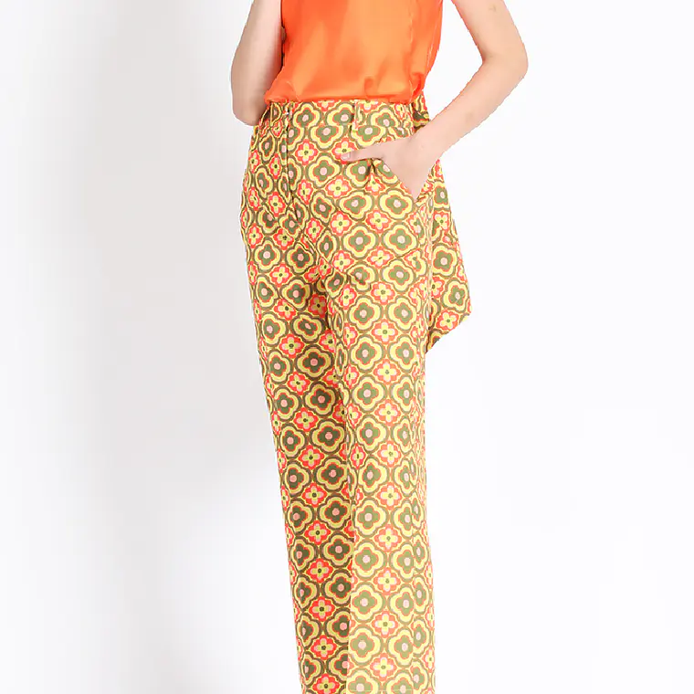 PANTALON RECTO ESTAMPADO PSICOLDELICO (TALLAS S y L) 1