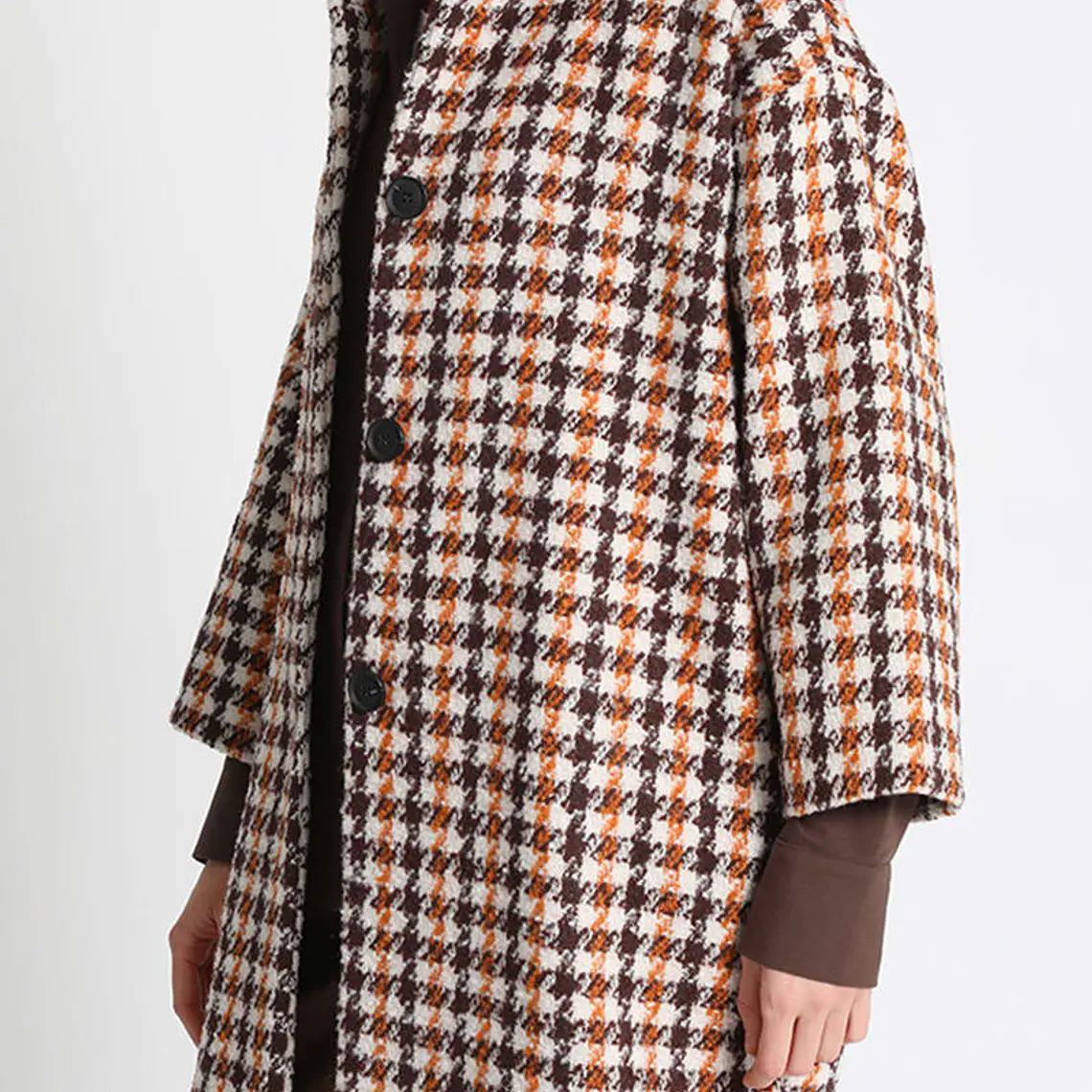 CHAQUETÓN RECTO PIED DE POULE, AMARILLO, COLECCIÓN ITALIA (TALLA L) 4