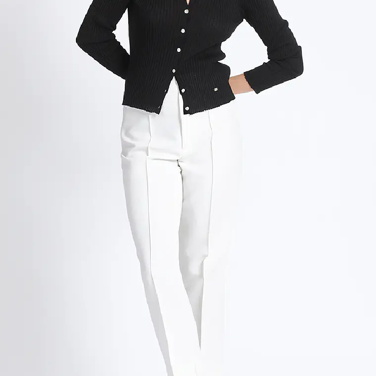 TEJIDO CARDIGAN CUYELLO V BOTON NACAR NEGRO (TAALLA XL) 4