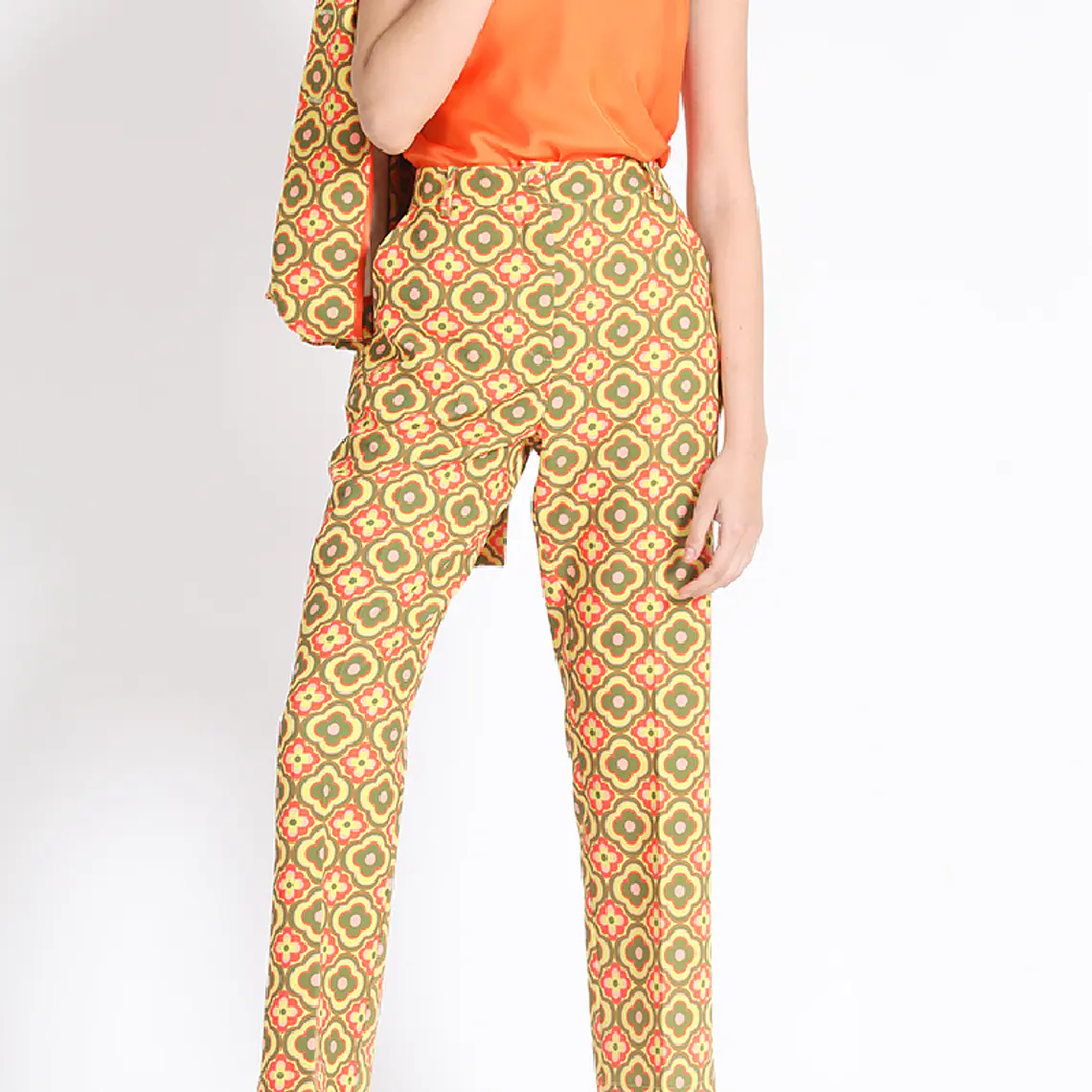 PANTALON RECTO ESTAMPADO PSICOLDELICO (TALLAS S y L) 2