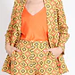 CHAQUETA BLAZER ESTAMPADO PSICODELICO (TALLA L) - Miniatura 4