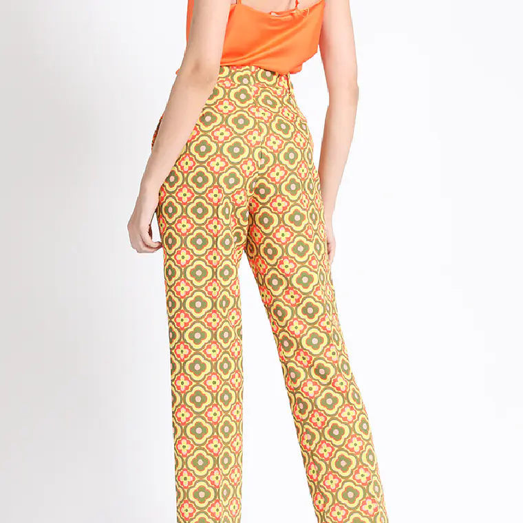 PANTALON RECTO ESTAMPADO PSICOLDELICO (TALLAS S y L) 4