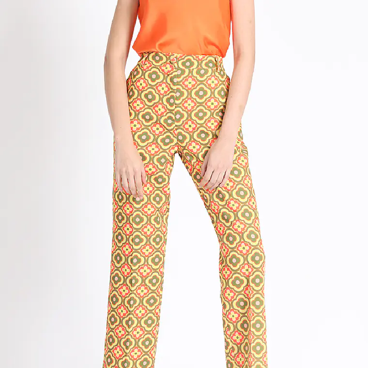 PANTALON RECTO ESTAMPADO PSICOLDELICO (TALLAS S y L) 5