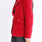 CHAQUETA BLAZER CRUCE DOBLE BOTON FANTASIA TERCIOPELO ROJO (TALLA 38) - Miniatura 3