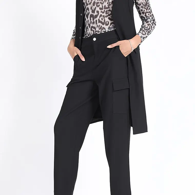 TAPADO TIPO VESTIDO SIN MANGAS SASTRERO CON LAZO NEGRO (TALLAS S y M) 7