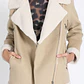 CHAQUETON MOTOQUEO BONDED MUFLON MIX PIEL BEIGE (TALLAS S a L) - Miniatura 1