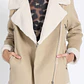 CHAQUETON MOTOQUEO BONDED MUFLON MIX PIEL BEIGE (TALLAS S a L) - Miniatura 4