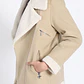 CHAQUETON MOTOQUEO BONDED MUFLON MIX PIEL BEIGE (TALLAS S a L) - Miniatura 5
